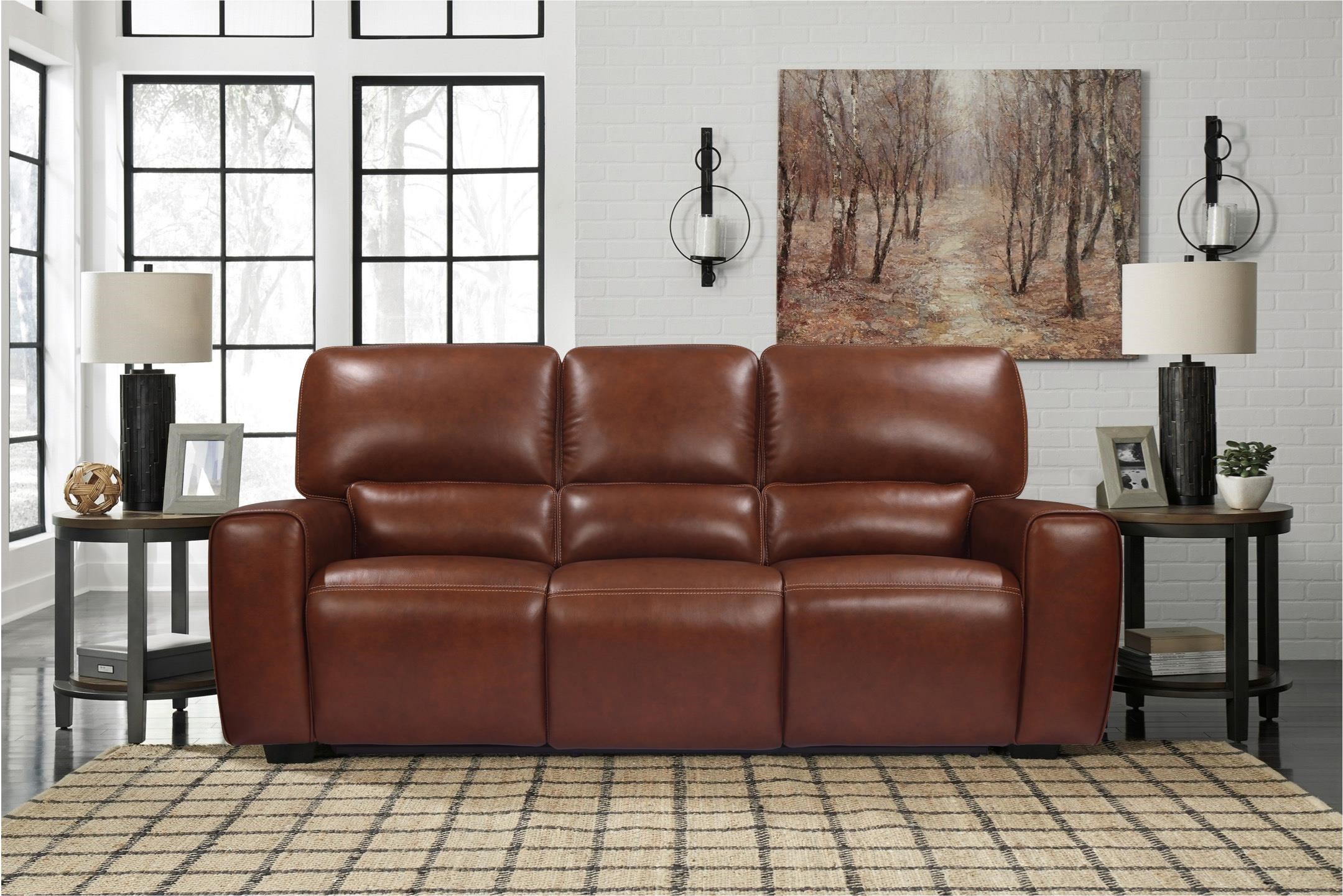 Contemporary power reclining 2025 sofa